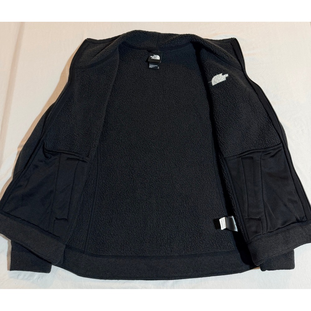 The North Face‎ Womens Crescent Full Zip Sherpa Lined Fleece Jacket Size Medium - Picture 3 of 10